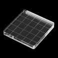 thumbnail image 4 of Unique Bargains 2' x 2' Acrylic Stamp Block Clear Stamping Block with Grid Lines Decorative Mounting Blocks Square, 2 Pack, 4 of 7