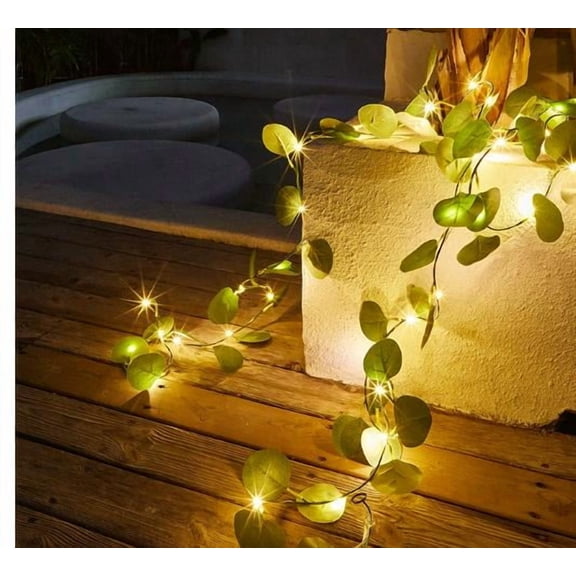 Heart shaped berry garland 2m Light Olive Vine With LED Lights Battery Operated Pre Lit Lighted Artificial Olive Garland With For Fireplace/Christmas/Thanksgiving