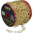 thumbnail image 1 of Satco 11 Gauge Chain 50 yds (150 ft) to Reel / 1 Reel to Master 15lbs MAX Brass, 1 of 1