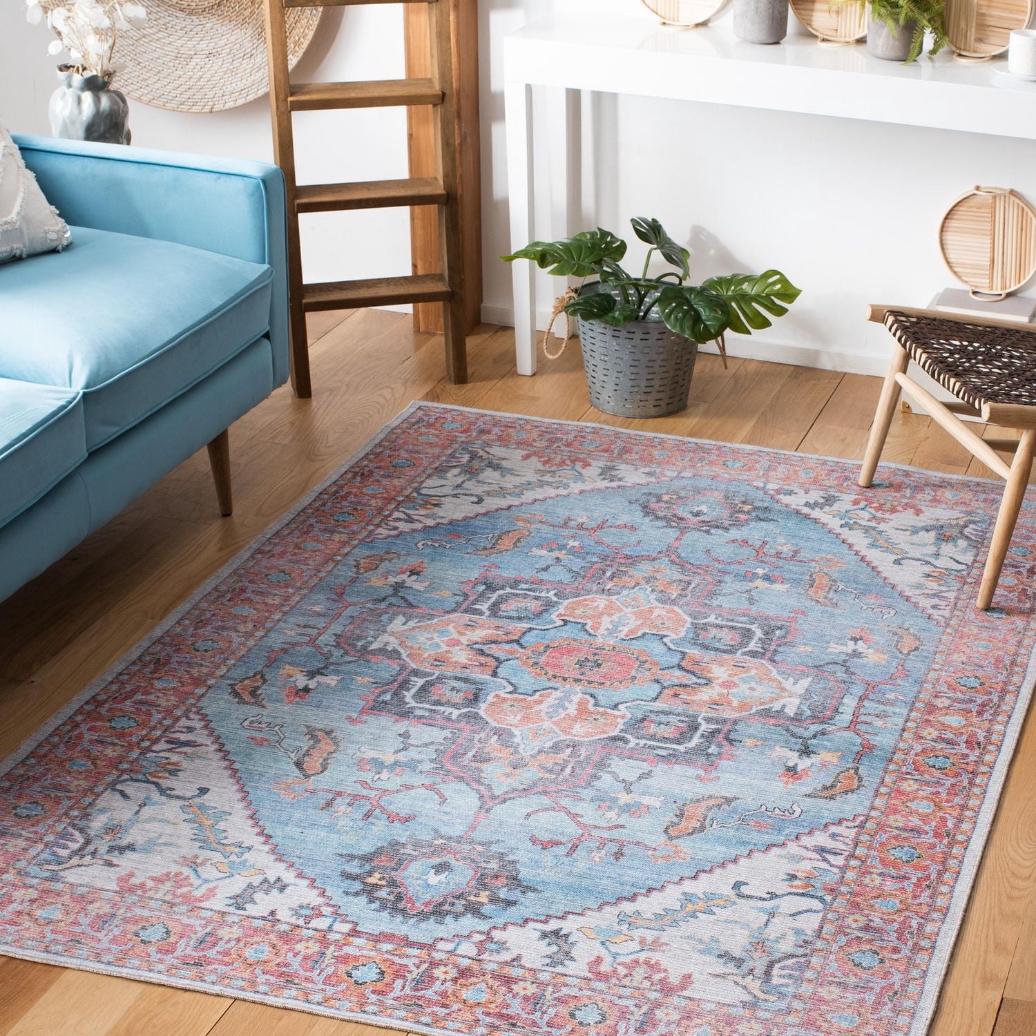 SAFAVIEH Serapi Flora Oriental Area Rug