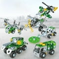 thumbnail image 2 of FEOLGEHLY 6 In 1 Military Truck STEM Building Toy Set for Boys Age 8-12 - Metal Army Toys Model Car Kits Set - Engineering STEM Kits for Kids, Stem Projects Vehicle for 12+ Year Old Boys, 321pcs, 2 of 9