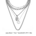 thumbnail image 3 of Qarigey Cadenas de collar delicada Colgantes colgantes personalizados únicos Accesorios Regalos del día de San Valentín Collares en capas para Type3 NO3 Qarigey AP008230-02, 3 of 5