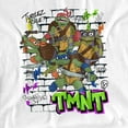 thumbnail image 2 of Tales Of The Teenage Mutant Ninja Turtles T-Shirt Poster Brick Wall Unisex Graphic Tee for Men & Women, 2 of 7