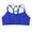 Blue, variant on iiniim Kids Girls Yoga Sports Bra Gymnastics Ballet Dance Crop Tops Criss Cross Back Cami Tank Tops