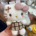 thumbnail image 4 of Lindo Anime Partydress hellokittyys Plush Toy Bag Decoration colgante Kawaii Plushie Soft Doll llavero regalos para niños, 4 of 5