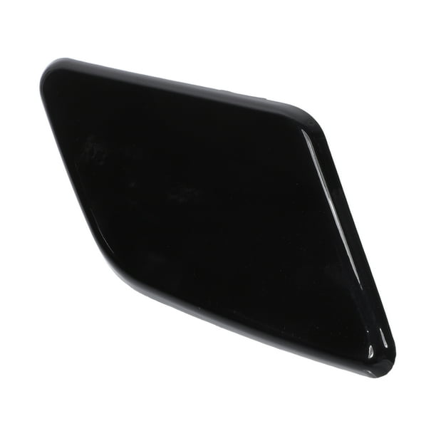 Tapa de boquilla de lavado de faros del lado derecho del parachoques Unique Bargains para Volvo S40 2008-2010, tapa de recorte del parachoques número 39886397, negra, 1 pieza