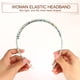 thumbnail image 5 of Unique Bargains 4pcs Diademas con Peine de Dientes Patrón Floral Diadema con Peine de Dientes para Mujeres Blanco Púrpura Amarillo Azul Beige, 5 of 7