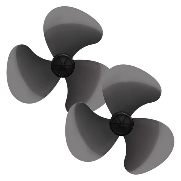 unbranded 2Ud Aspas De Ventilador Negro Plástico Para Reemplazo Universal Accesorios Para Ventilador De Pie