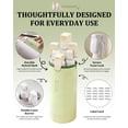 thumbnail image 4 of Travel Size Toiletries Bottles for Shampoo Conditioner Lotion Skincare Cosmetic 4 in 1 Pump Dispenser Refillable Squeeze Liquid Containers Essentials Toiletry Mini Empty Leak Proof Small, 4 of 7