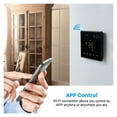 thumbnail image 4 of Smart Wifi Underfloor Room Thermostat Water Gas Boiler Electric Floor Heating APP Remote Temperature Touch Glass Screen Temperature Controller ,Easy to Install, 4 of 7