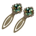 thumbnail image 2 of Toucan Vintage Copper-Colored Lace Bookmarks: Stainless Steel Reading Accessories, Book Marks, Book Markers - Ideal Gifts for Readers and Book Lovers - Set of 2, 2 of 5