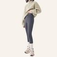 thumbnail image 2 of Winter Ladies Lined Pants Thermal Base Layer Trousers for Cozy Warm Activity Wear, 2 of 6