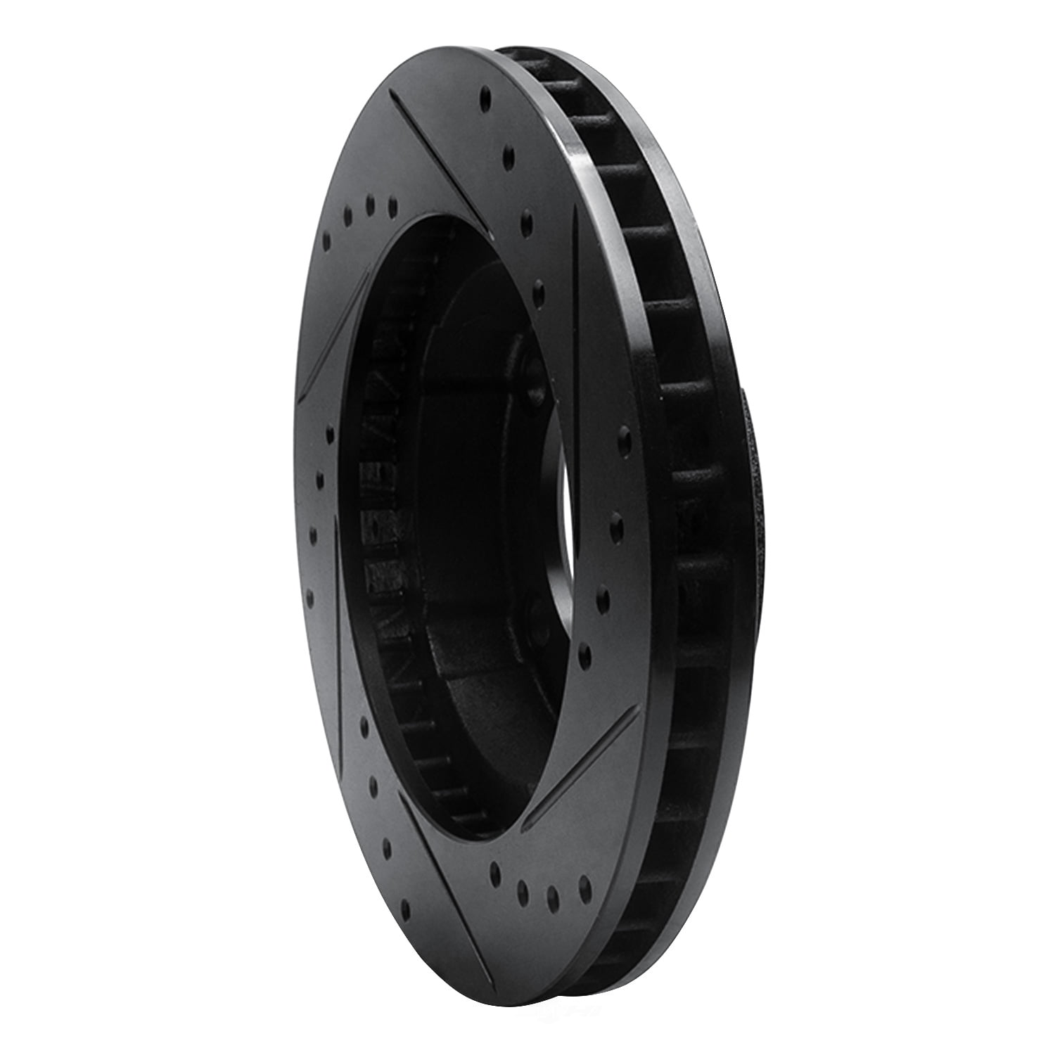 Dynamic Friction Company 633-40057L DFC Brake Rotor - Drilled And Slotted - Black