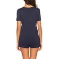 thumbnail image 4 of Pijama de lactancia de verano de maternidad-S-Navy Blue Sailing Electrónica, 4 of 4