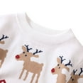 thumbnail image 5 of SYNPOS Toddler Little Kid Girl Boy Cute Elk Christmas Sweater Pullover Tops, 5 of 6
