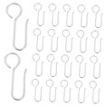 thumbnail image 5 of Worgeous 30pcs Metal S Shaped Curtain Track Hooks Drapery Hook Pins Curtain Wire Hook Curtain Track Roller For Shower Ceiling Curtain, 5 of 8