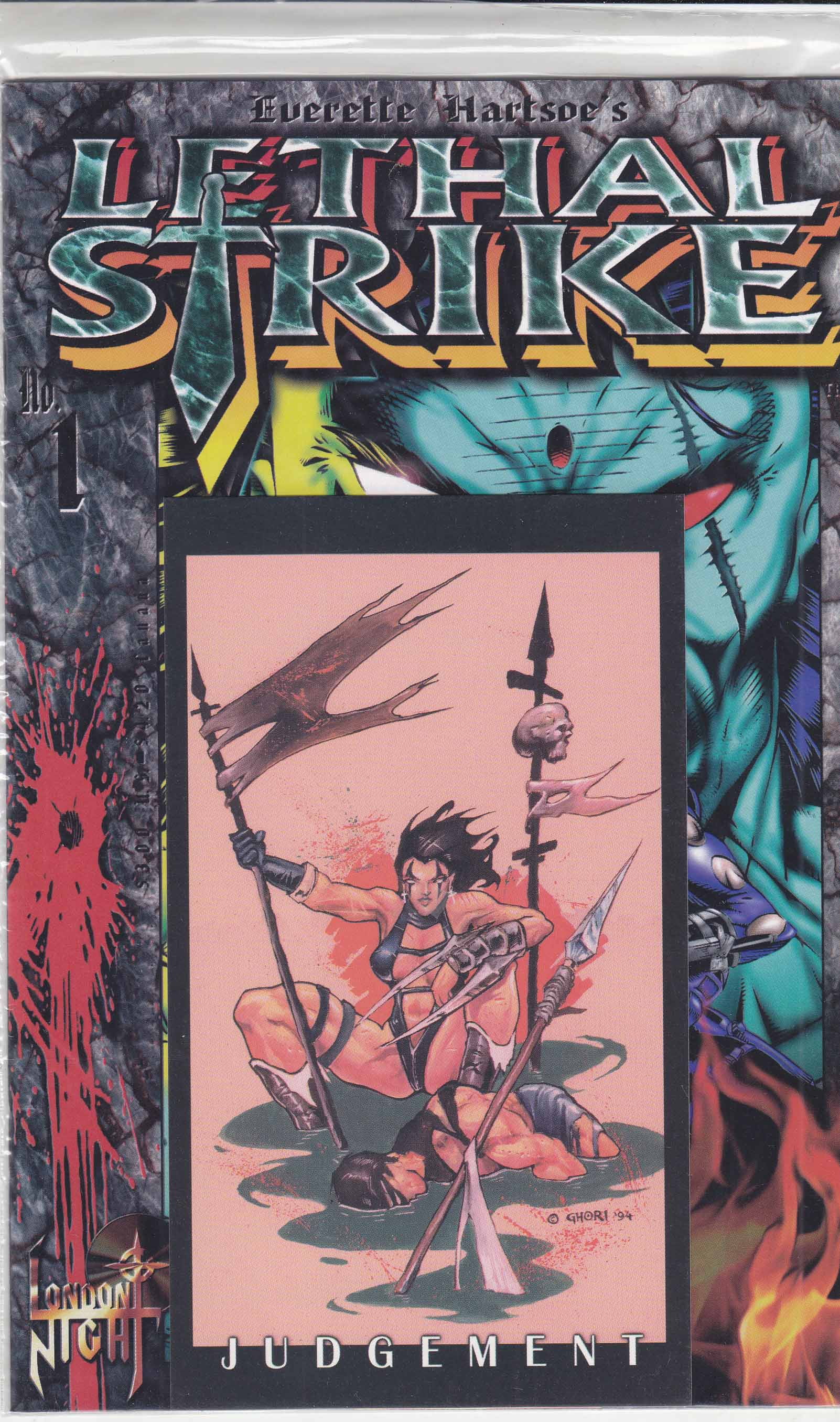 Lethal Strike #1 (with card) VF ; London Night Comic Book - Walmart.com