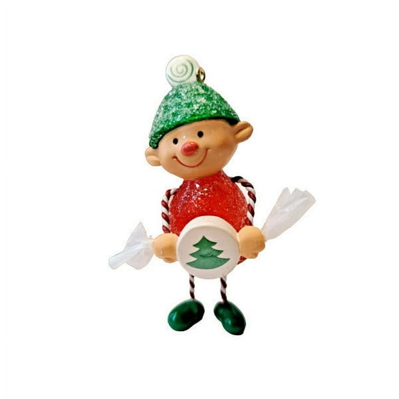 2008 Sweet Treat Elf Hallmark Keepsake Christmas Tree Ornament - LPR3391