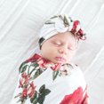 thumbnail image 4 of Manta Swaddle para bebé con gorra de bebé Envolturas de fotografía para recién nacidos suaves Irfora 86 * 137 cm, 4 of 6