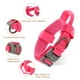 thumbnail image 3 of Collar para perros grandes Unique Bargains, collar ajustable de alta resistencia con asa, collar táctico para perros, collar de alta resistencia, color rosa, tamaño L, 3 of 7