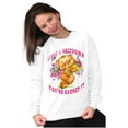 thumbnail image 5 of Funny Have A Meltdown Teddy Bear Women Crewneck Sweatshirt Brisco Brands S, 5 of 6