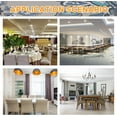 thumbnail image 5 of Floral Dining Chair Covers Set of 6,Washable Spandex Parson Chair Slipcovers Kitchen Stretch Seat Cover Removable for Dining Room,Hotel,Restaurant(6PCS,Blue Flower), 5 of 5