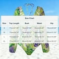 thumbnail image 3 of Levmjia Women's Modest Long Sleeve Printed One Piece Swimsuit High Elasticity Nylon Spandex High Waist Tummy Control Swimwear for Women Plus Size S - XL Vintage Leaf Print Bathing Suit, 3 of 9