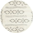 thumbnail image 1 of Ahgly Company Indoor Round Contemporary Desert Sand Beige Solid Area Rugs, 3' Round, 1 of 6