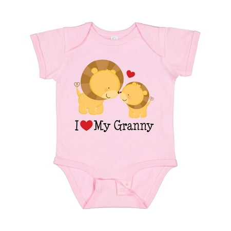 

Inktastic I Love My Granny Gift Baby Boy or Baby Girl Bodysuit