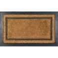 thumbnail image 1 of Tapis de Porte en Fibre de Coco à Dos en Caoutchouc Rectangulaire York, 1 of 1