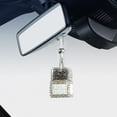 thumbnail image 6 of SNGMN Car Air Freshener Hanging Perfume Bottle, Diamond-Studded Rearview Mirror Pendant for Cars & Home, Aromatherapy Decor with Odor Eliminator, 6 of 7