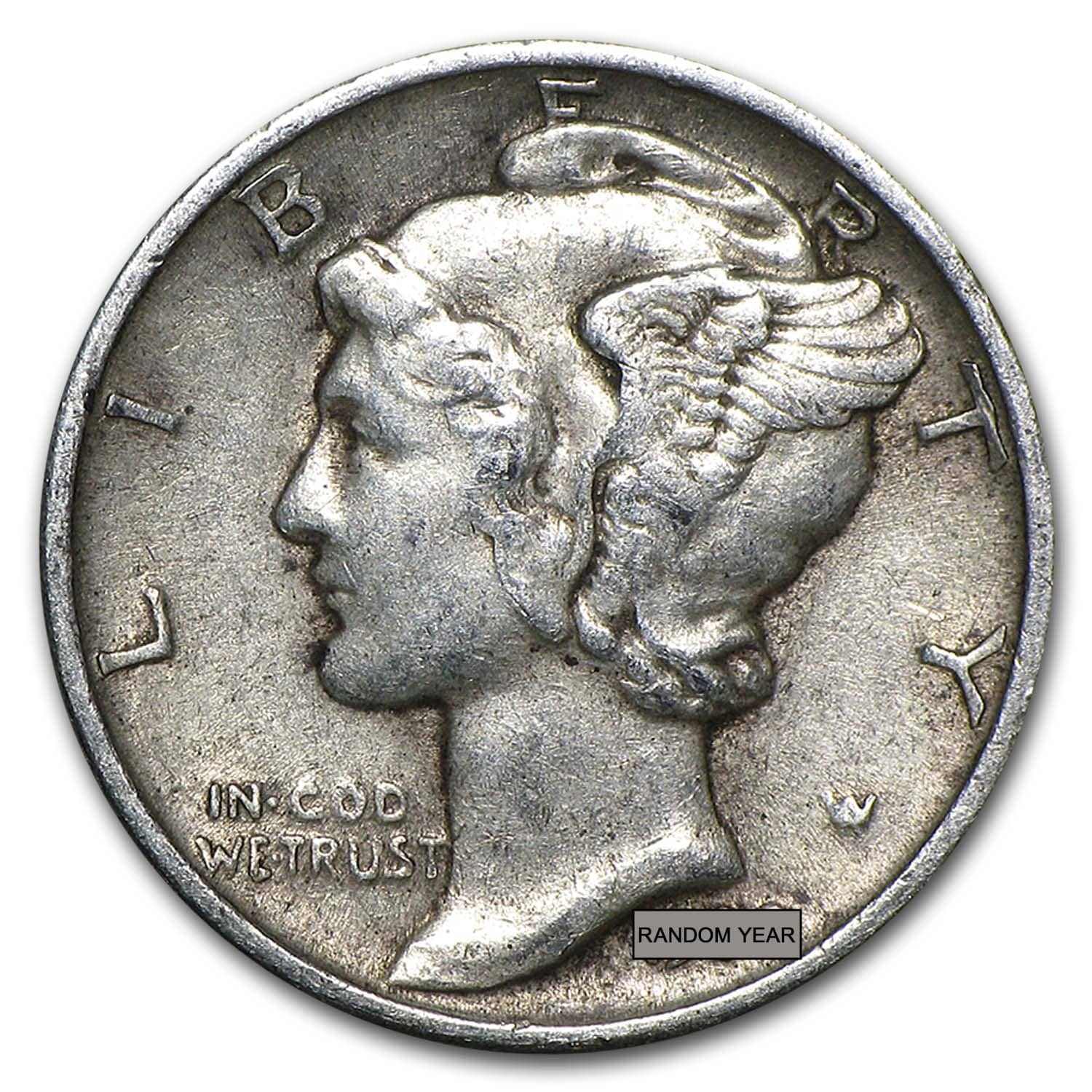 が大特価！ Value Investment: 90% Silver Mercury Dime 50-Coin Roll XF コレクション