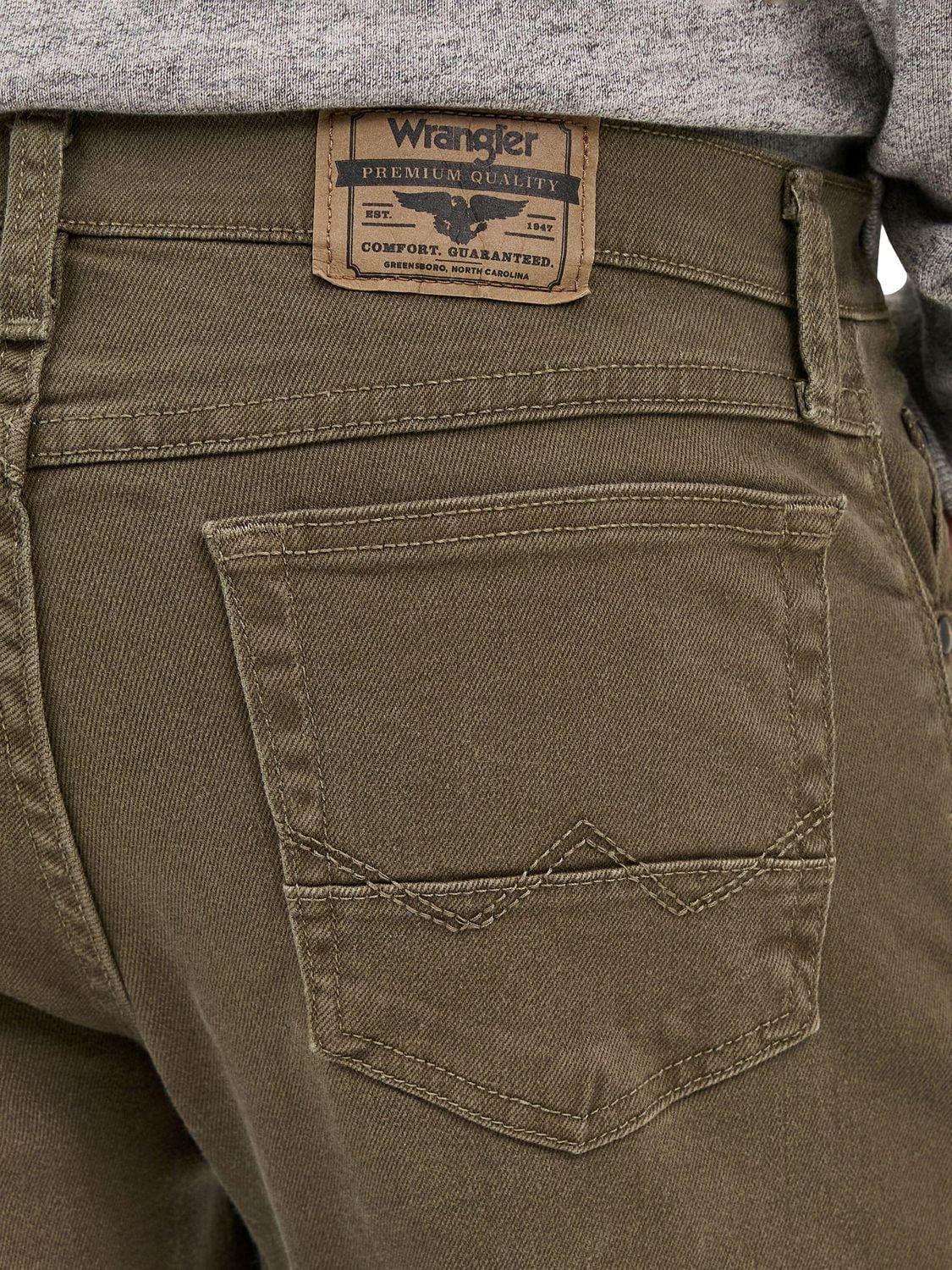 Wrangler denim couleur mode pour hommes