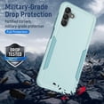 thumbnail image 2 of for Galaxy A13 5G Case, Samsung A13 5G Case with Screen Protector,Full Body Protection Durable Rubber Cover Phone Case for Samsung Galaxy A13 5G,Mint, 2 of 12