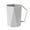 Grey, variant on 1 Pcs Coffee Mugs,12 Ounce Unbreakable Coffee Cups with Handle,Reusable Plastic Cup, 4 Basic Colors, Reusable Plastic Mugs,BPA-Free ,Dishwasher Safe, for Travel, Office,Camping(Black)