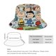 thumbnail image 2 of PEANUTS Sombrero bucket para adultos, gorra de protección solar, sombrero de pescador plegable para viajes al aire libre, pesca y actividades de verano, 2 of 6