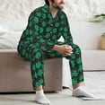 thumbnail image 7 of Kdxio Cartoon Kawaii Frogs Men’s Pajama Set Pajamas For Men 2 Piece PJ Set with Men Pajama Pants and Long Sleeve T-Shirt Lounge Set-X-Large, 7 of 7