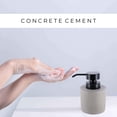 thumbnail image 5 of Concrete Cement Hand Soap Dispenser with Black Pump, 10 Oz Refillable Design, Gray, 5 of 6
