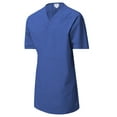 thumbnail image 3 of 7Encounter Unisex Multifunctional Short Sleeves Wrap Smock Royal Blue Size L/XL, 3 of 4