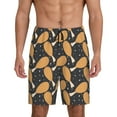 thumbnail image 3 of Lsque Chicken Legs Mens Sleep Pajama Shorts,Short Pajama Pants, Cotton Ultra-Soft Knit-Small, 3 of 9