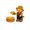 #A01-C, variant on Halloween Mummy Night Light Figurines, Cute Resin Campfire Marshmallow Decor with Warm LED Glow, Adorable Spooky Tabletop Ornament for Bedroom Mantel Desk Party Home Autumn Seasonal Decoration
