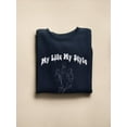 thumbnail image 3 of My Life My Style Sweatshirt Women -Image by Shutterstock, Female XX-Large, 3 of 4