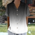 thumbnail image 2 of Women's Short Sleeve Loose Fit T-Shirt Tops Blouses Solid Color Casual Daily Wear Vacation Loungewear Fashion Essential Gift for Women | CSEONE,Black XL, 2 of 9