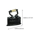 thumbnail image 2 of FENGGUIQU Lot de 2 Mini Fer de Maison Style Rétro Décoration pour Amateurs avec Alliage Noir, 2 of 8