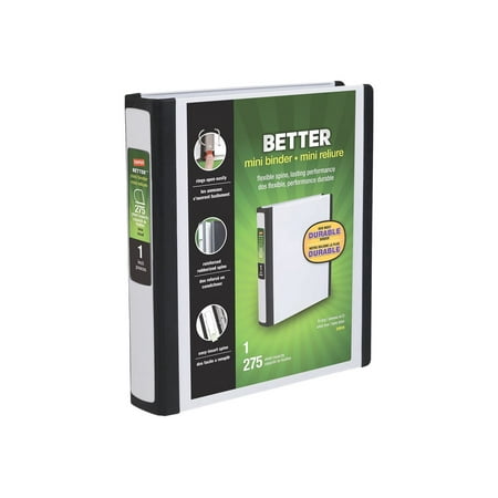 staples better mini presentation ring binder 5 5 in x 8 5 in