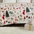 thumbnail image 6 of Great Bay Home Velvet Plush Fleece Holiday Printed Warm and Cozy Bed Blanket (Full / Queen), 6 of 6