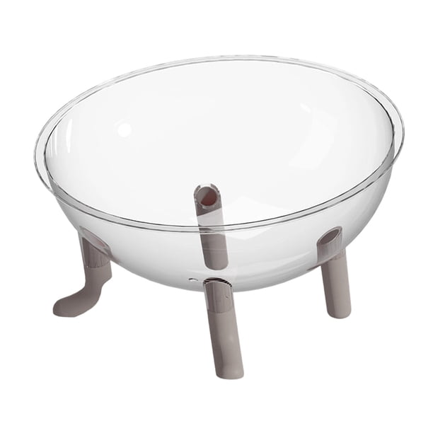 Cama para gatos Clear Space Capsule, cama elevada para mascotas, accesorios para mascotas, resistente y práctica, cuatro Gris