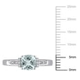 thumbnail image 2 of Everly Women's Aquamarine 10K White Gold Engagement Ring, 2 of 7