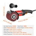 thumbnail image 2 of KFFKFF Surface Polisher, 1200W Electric Tool with 6 Speed Settings, Includes 4 Fiber Wheels for Efficient Metal and Stainless Steel Polishing, 2 of 9