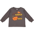 thumbnail image 3 of Inktastic Cutest Pumpkin in the Patch with Orange Heart Boys or Girls Long Sleeve Toddler T-Shirt, 3 of 5